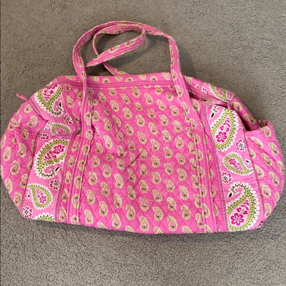 Bermuda Pink large Vera Bradley duffle